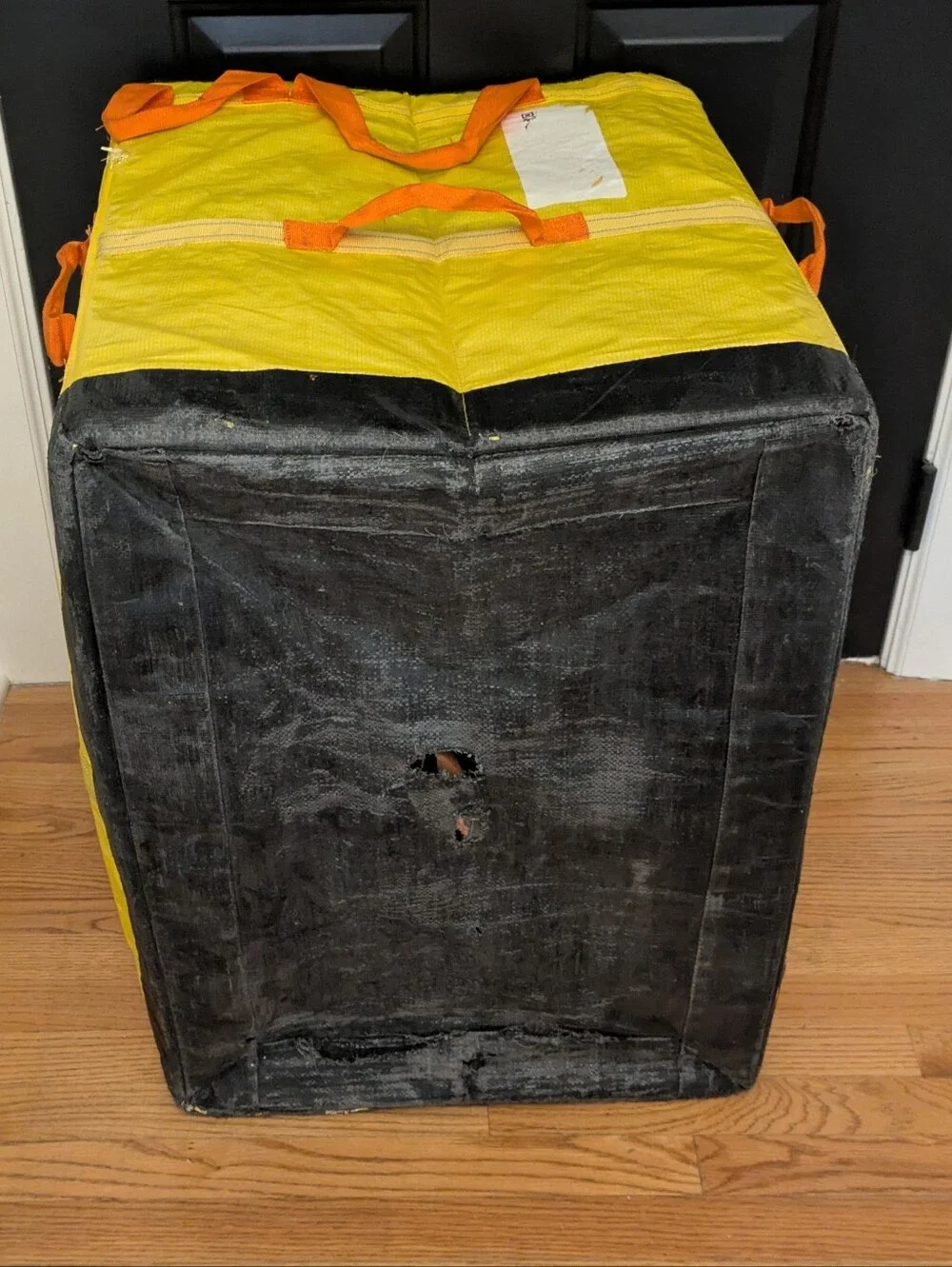 Giant zippered tote bag, xl storage bag